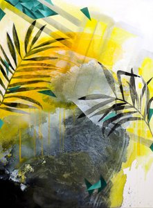 Astratto tropicale dai colori vivaci da Poonam Choudhary