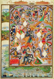 Albero genealogico di Alfonso I (1128-85)
