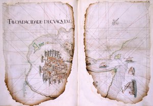 Cuaquem e il Golfo Persico, illustrazione da 