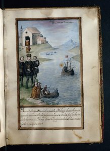Partenza da Londra, da una storia delle peregrinazioni delle monache di Syon, compilata a Lisbona all