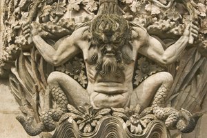 Gargoyle di un mostro marino