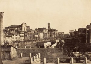 Il Foro, Roma, 1853-56 da Possibly by Jane Martha St. John.