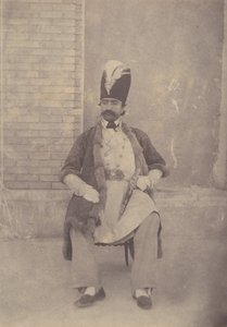 Naser al-Din Shah, ca. 1855-58 da Possibly by Luigi Pesce.