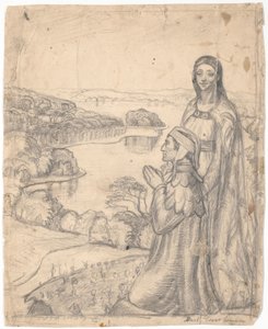 Dante e Beatrice in Paradiso da Poul S. Christiansen