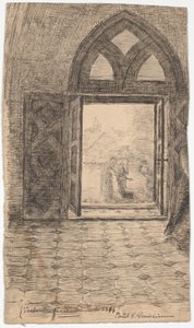 Il vestibolo della chiesa di Karise