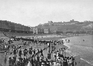 Dover: Il Castello e la Spiaggia, c1896