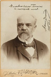 Ritratto del compositore Antonin Dvorak da Prague . Photo studio J. Mulac