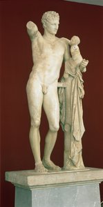 Statua di Ermes e Dioniso bambino, c.330 a.C.