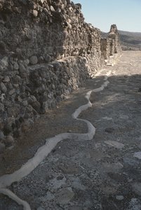 Resti delle mura della città, Periodo Post-Classico Tardo da Pre Columbian