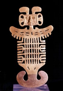 Arte precolombiana: Pendente antropomorfo