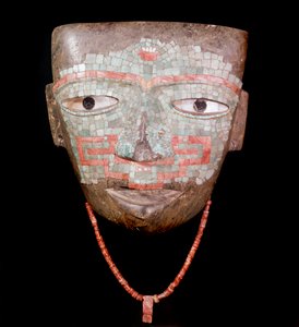 Arte precolombiana: maschera funeraria della civiltà di Teotihuacan III