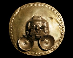 Civiltà precolombiana Calima: pettorale d