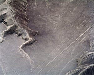 Veduta aerea di un colibrì, Linee di Nazca