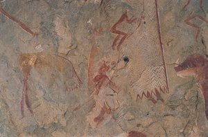 Figure umane e animali (pittura rupestre) da Prehistoric Prehistoric