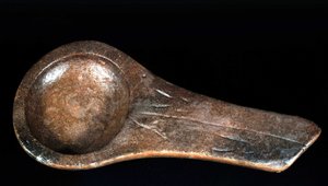 Lampada del Magdaleniano da Lascaux - Musée des Antiquités de Saint-Germain-en-Laye da Prehistoric Prehistoric