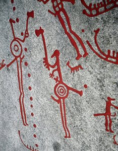 Età del bronzo nordica: cacciatori, incisioni rupestri a Tanum, Svezia da Prehistoric Prehistoric