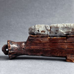 Preistoria, cultura di Polada: sega dalla torbiera di Polada, Lonato. Età del bronzo da Prehistoric Prehistoric