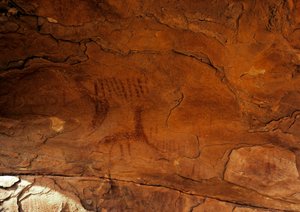 Preistoria: pittura murale. Età della pietra 5000-2000 a.C.