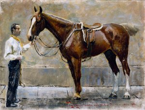 Cavallo e stalliere da Prince Paul Petrovic Troubetzkoy