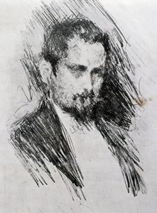 Ritratto di Luigi Illica da Prince Paul Petrovic Troubetzkoy