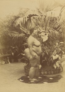 Donna africana da Prince Roland Napoleon Bonaparte