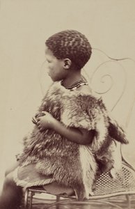 Betty, fillette hotentotte (Hottentot girl), 9 ans da Prince Roland Napoleon Bonaparte