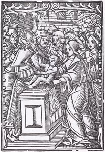 Presentazione al Tempio da Probably French 16th Century