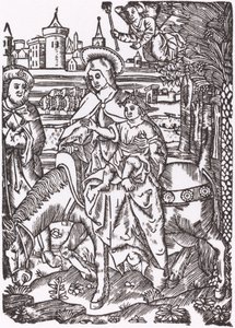 La fuga in Egitto da Probably French 16th Century