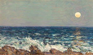 La luna sorge