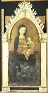 Vergine con Bambino da Pseudo Ambrodigio di Baldese (attributed to)