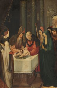 Circoncisione di Cristo, Ala Sinistra di un Altare, sul verso è la Vergine da una scena dell