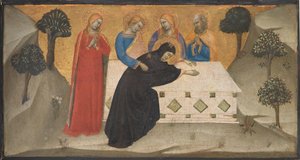 La Vergine svenuta e le tre Marie al sepolcro di Cristo da Puccio di Simone