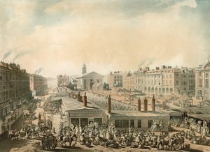 Covent Garden, Londra da Pugin and Rowlandson