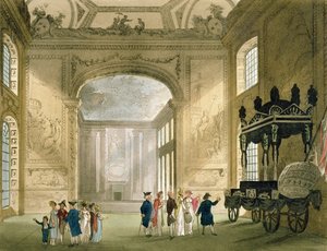 Ospedale di Greenwich da Microcosmo di Londra di Ackermann da Pugin and Rowlandson
