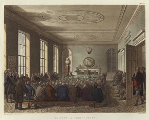 Società di agricoltura da Pugin and Rowlandson