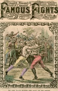 Il primo scontro tra John Gully e Bob Gregson, 1807 fine XIX o inizio XX secolo da Pugnis