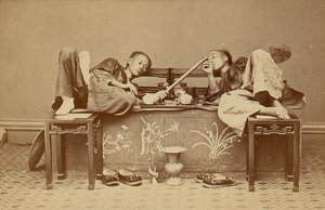 [Fumatori di Oppio], anni 1870 da Pun Lun
