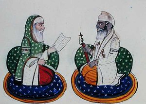 Fakir Nur-ud-din e Sardar Atar Singh, c.1890 da Punjabi School