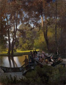 Pranzo nel parco da Pyotr Alexandrovich Sukhodolsky