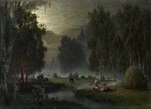 Fienaioli. Riposo serale da Pyotr Alexandrovich Sukhodolsky