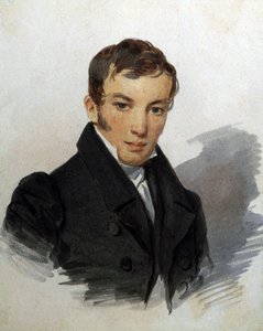 Ritratto del poeta Vasilij Žukovskij da Pyotr Fyodorovich Sokolov