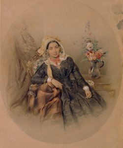 Ritratto della baronessa Iuliania Ivanovna Klodt von Jürgensburg, 1845 da Pyotr Fyodorovich Sokolov