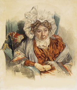 Ritratto di Natalia Kirillovna Zagryazyskaya nata Razumovskaya 1747-1837, 1821 da Pyotr Fyodorovich Sokolov