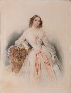 Ritratto di Praskovia Nikolaevna Ryumina 1821-1897, 1847