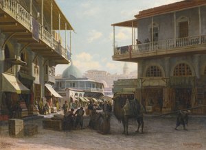 Vista di Tiflis, 1874 da Pjotr ​​​​Petrowitsch Wereschtschagin