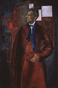 Ritratto del produttore teatrale Vsevolod Meyerhold 1874-1940, 1925