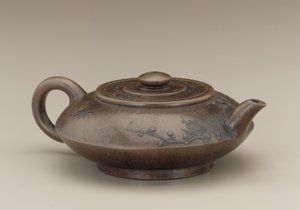 Teiera con falso marchio di Gong Chun, Yixing, provincia di Jiangsu