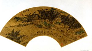 Il raduno al Padiglione delle Orchidee da Qiu Ying