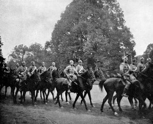 Ussari danesi a Bernsdorff, 1908 da Queen Alexandra