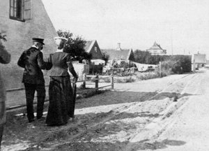 Sbarco a Skagen, Danimarca, 1908 da Queen Alexandra